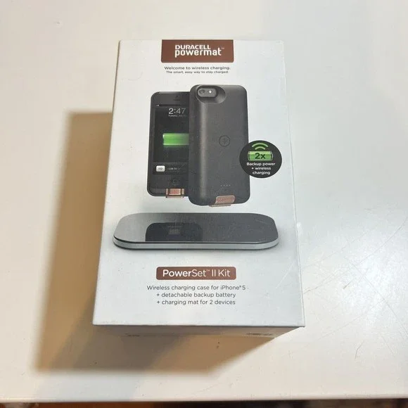 Charging Pad Battery Charger Duracell Powermat Case Duracell